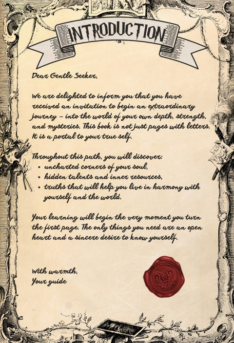 Sample page 1 from the Personal Grimoire of Destiny