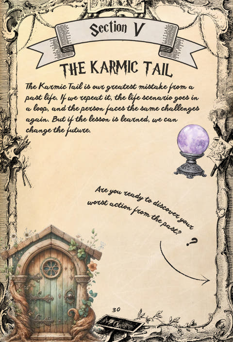 Sample page 8 from the Personal Grimoire of Destiny