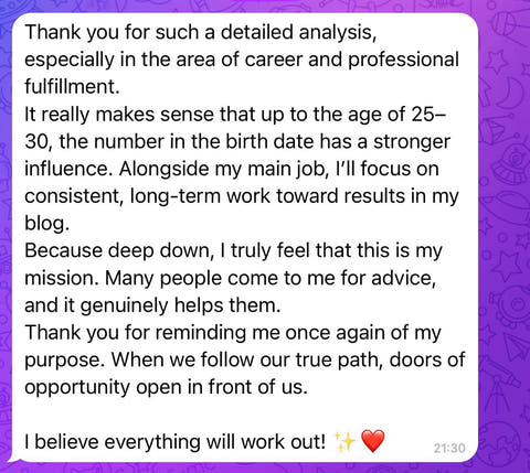 Client message shared by Jake